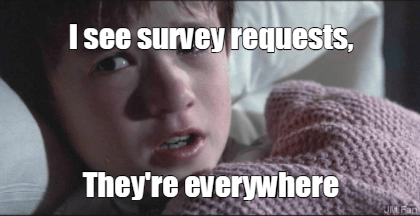 regulate survey frequency to achieve higher survey response rates