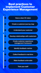 Best practices to implement Customer Experience Management