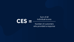 customer effort score formula