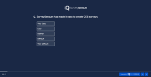 When to use CES survey?