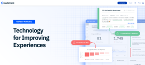 This is the image of the InMoment homepage - one of the survey tools for customer feedback.