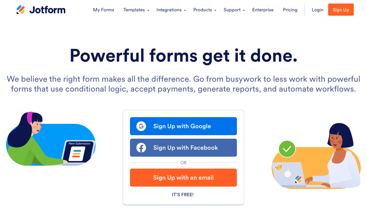 Top 10 Google Form Alternatives To Try In 2024   Jotform 