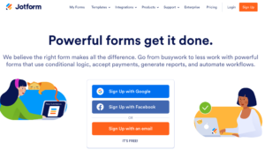 Jotform is one of the best online survey tool