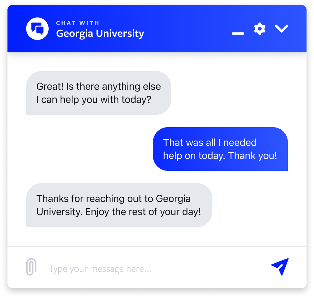 The image shows a live chat.