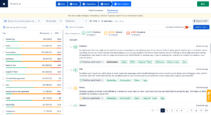 Text and sentiment analysis option in SurveySensum for NPS surveys