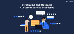 This image shows delivering a seamless customer experience process