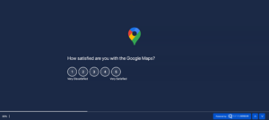  Image of Likert scale survey by Google Maps created on SurrveySensum representing likert scale survey as one of the most important types of customer satisfaction survey scales to use.