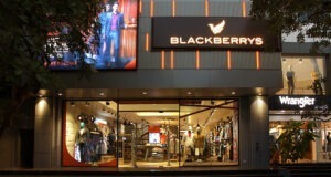This image shows a Blackberrys retail store