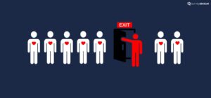 The image shows what is customer churn