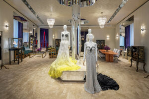 The image shows the Gucci store’s VIP experience as one of the retail customer experience examples