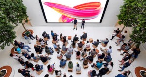 The image shows the ‘Today at Apple’s event conducted by Apple