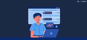 Pictorial representation of analysis of customer feedbac