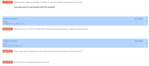 An image showing a B2B SaaS onboarding survey template