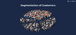 The image shows the segmentation of customers