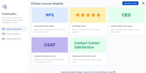 The image shows the SurveySensum profile