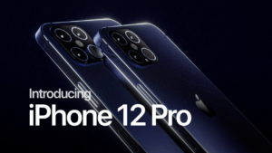  The images show the introduction video of the iPhone 12
