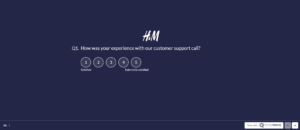 This image illustrates a leading survey question, asking customers to rate their customer service experience using a scale ranging from 'satisfied' to 'extremely satisfied'. 