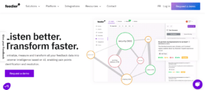 The image showing Feedier’s homepage