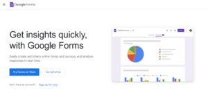The image shows the seventh mobile survey tool - Google Forms