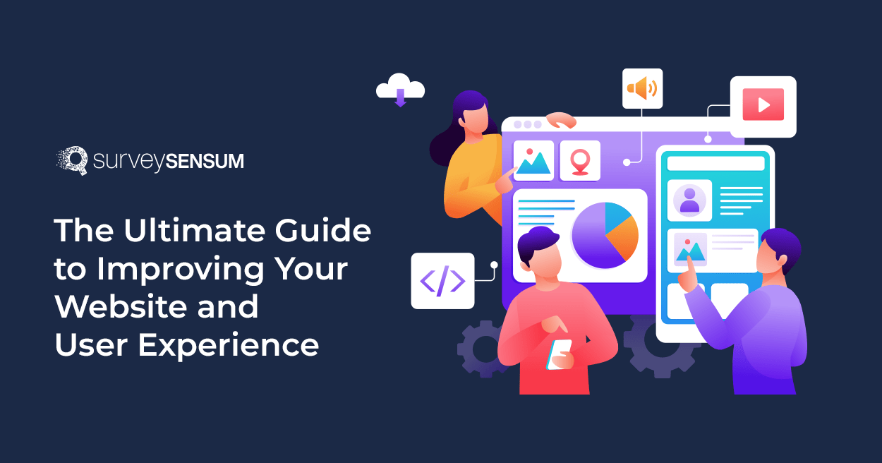 The banner image of the guide on the topic, Website Feedback: The Ultimate Guide to Improving Your Website and User Experience