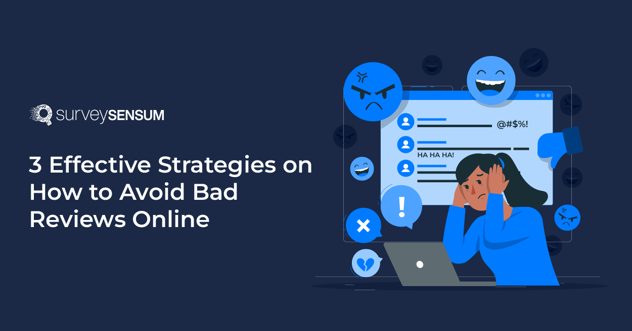 The banner image on the topic 3 Effective Strategies on How to Avoid Bad Reviews Online