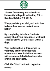 This is how Starbucks collects feedback to improve the in-store experience.