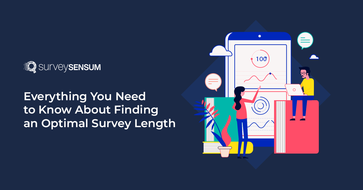 An image that shows banner image of Everything You Need to Know About Finding an Optimal Survey Length