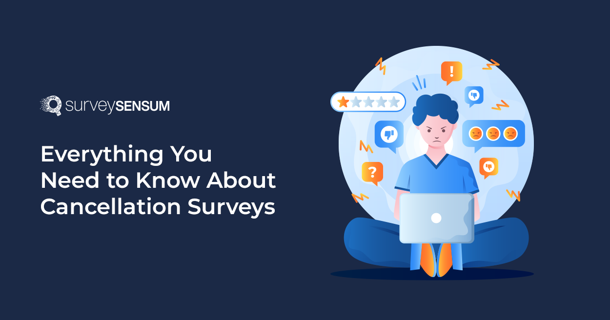 A banner image of "Everything You Need to Know About Cancellation Surveys."