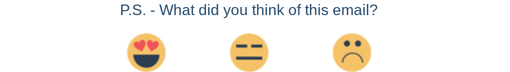 This image shows a Three emojis with the message "ps what do you think of this small? 