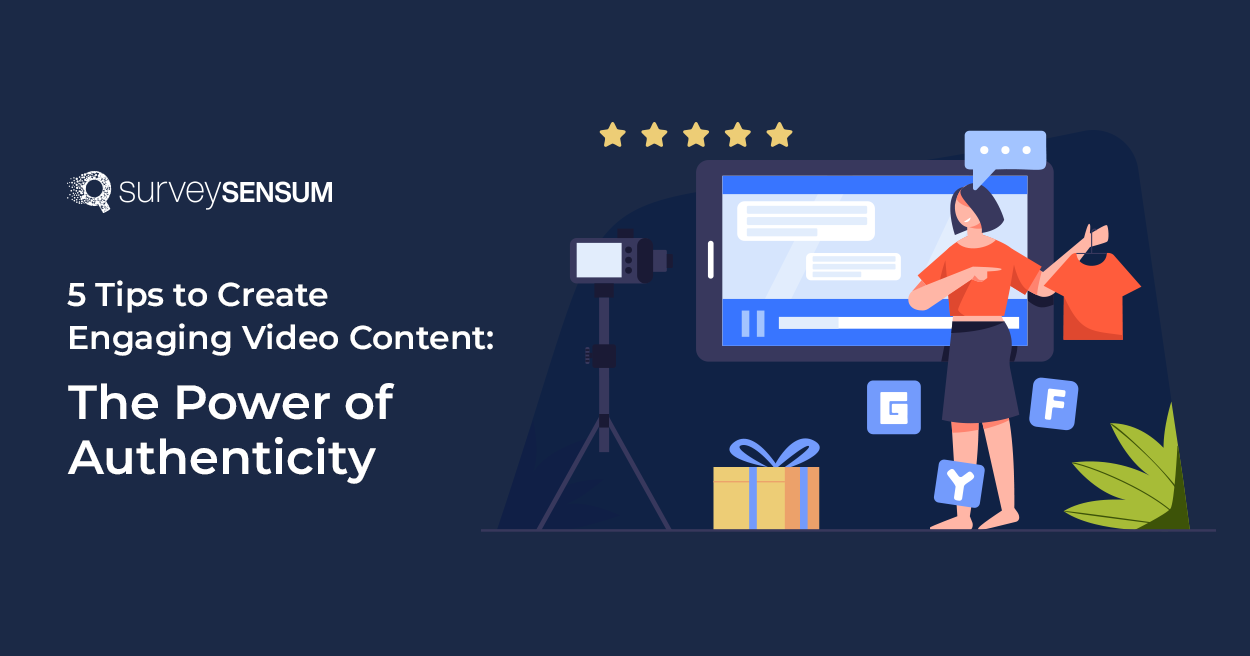 This is the banner image of 5 Tips to Create Engaging Video Content: The Power of Authenticity