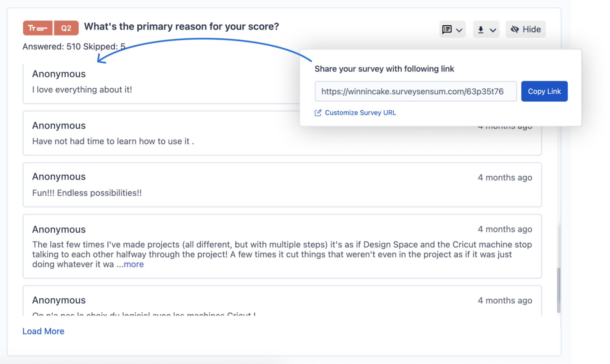 This image depicts anonymous surveys as offered by Surveysensum