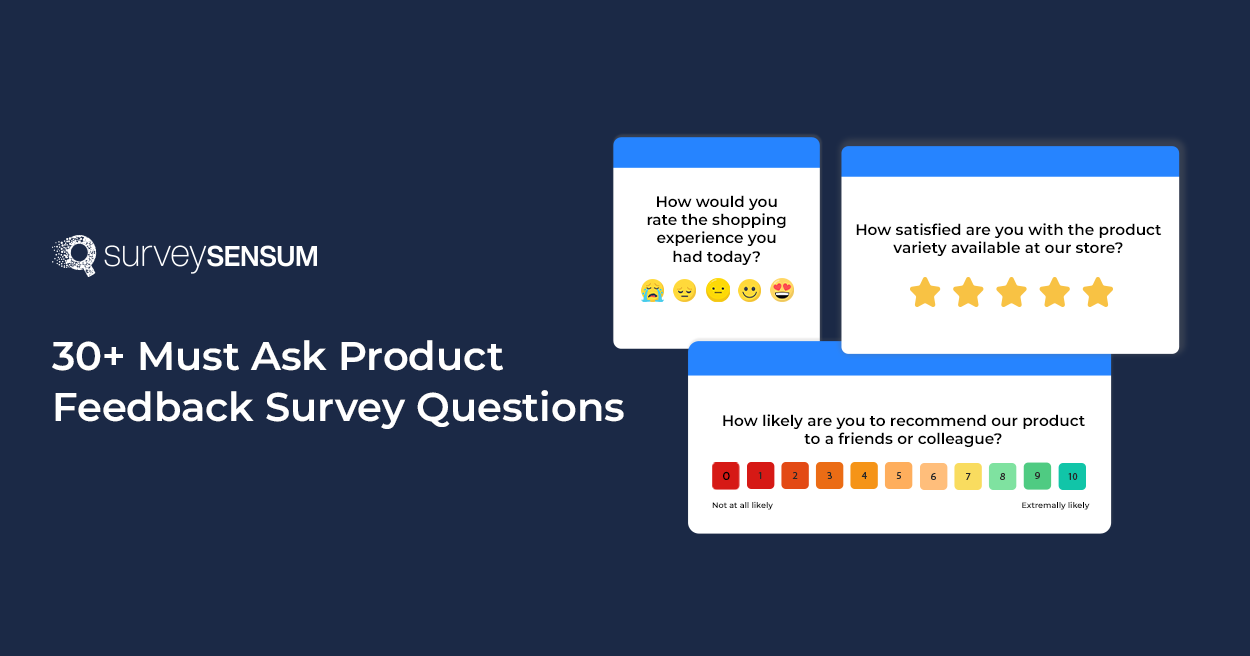 this is the banner image product feedback survey questions