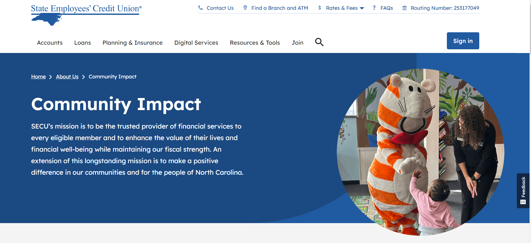 An image showing State Employees Federal Credit Union community impact and engagement to drive NPS in credit unions 