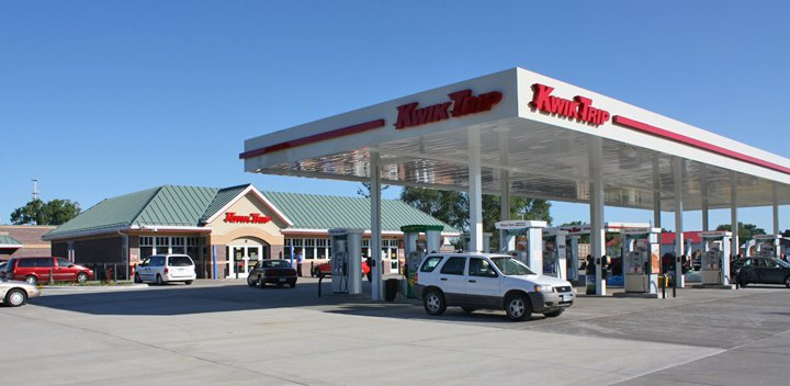 The image shows the inside of one of the Kwik Trip/Kwik Star stores. 