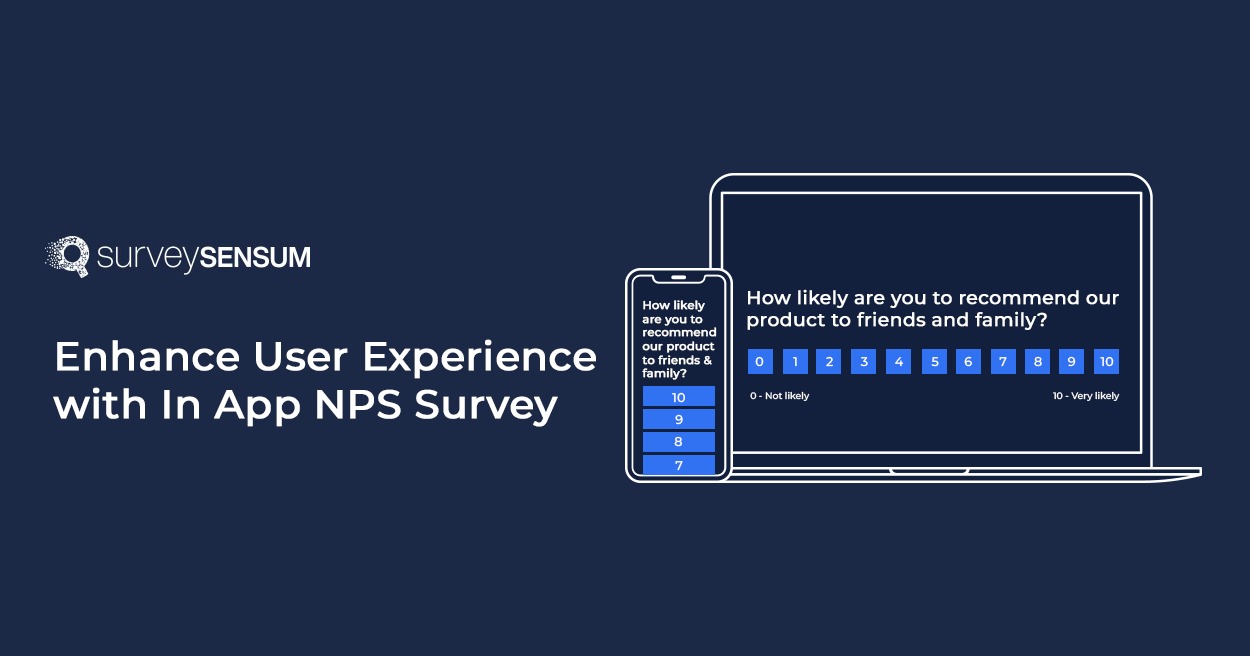 The banner image of the blog on the topic, Enhance Your User's Experience with In App NPS Survey