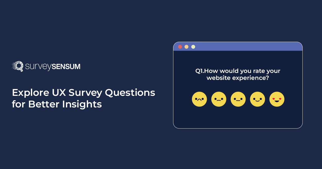 The banner image of the blog on the topic, 51+ Must-Ask UX Survey Questions for Better User Insights