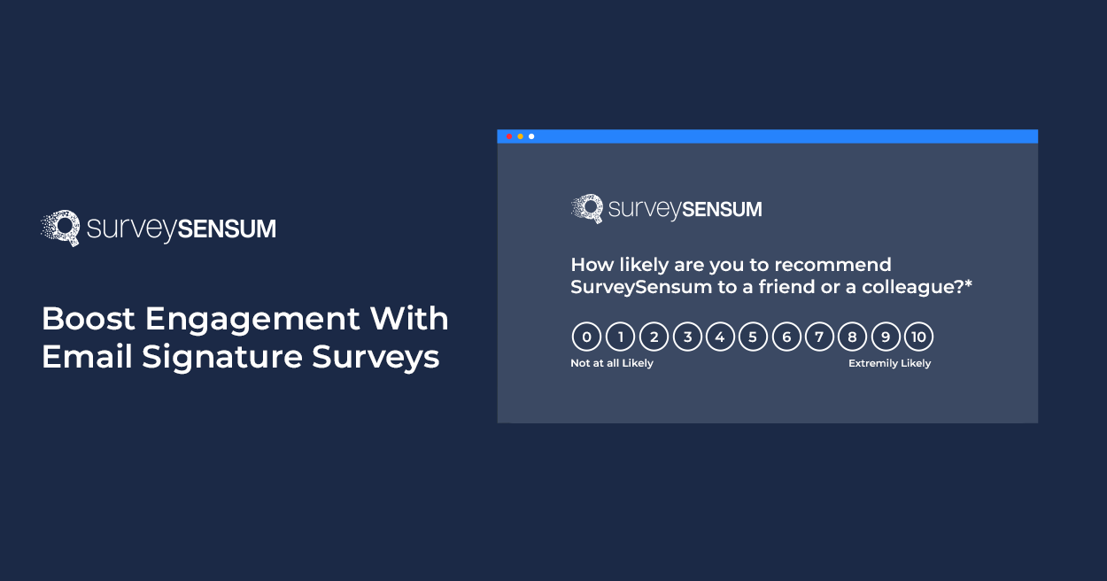 This is the Banner image of Email Signature Surveys