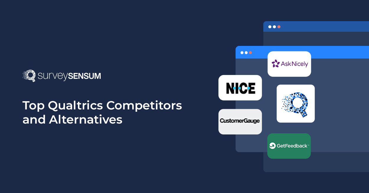 this is the banner image of Qualtrics compeititors and alternatives