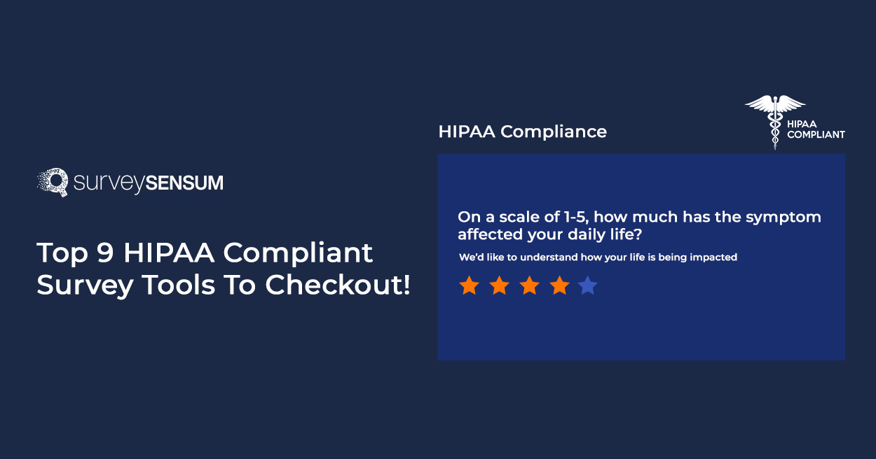 this is the banner image of HIPAA compliant survey tools