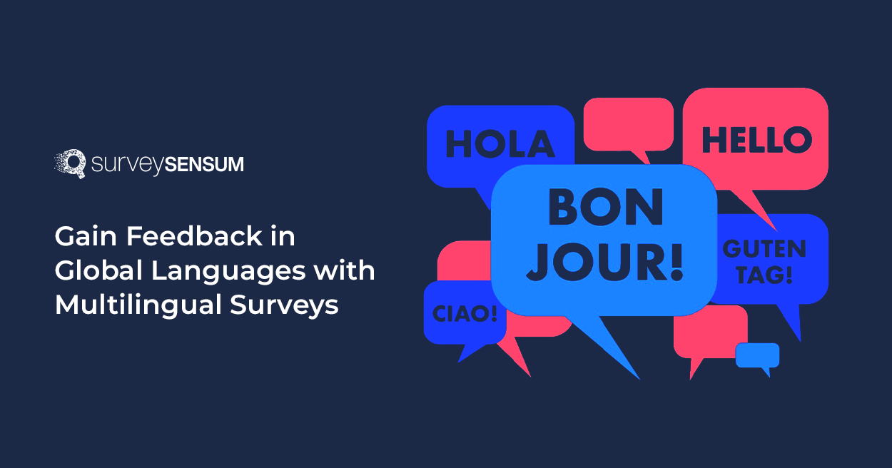 The banner image of the blog on the topic, Why Multilingual Surveys Matter More Than Ever