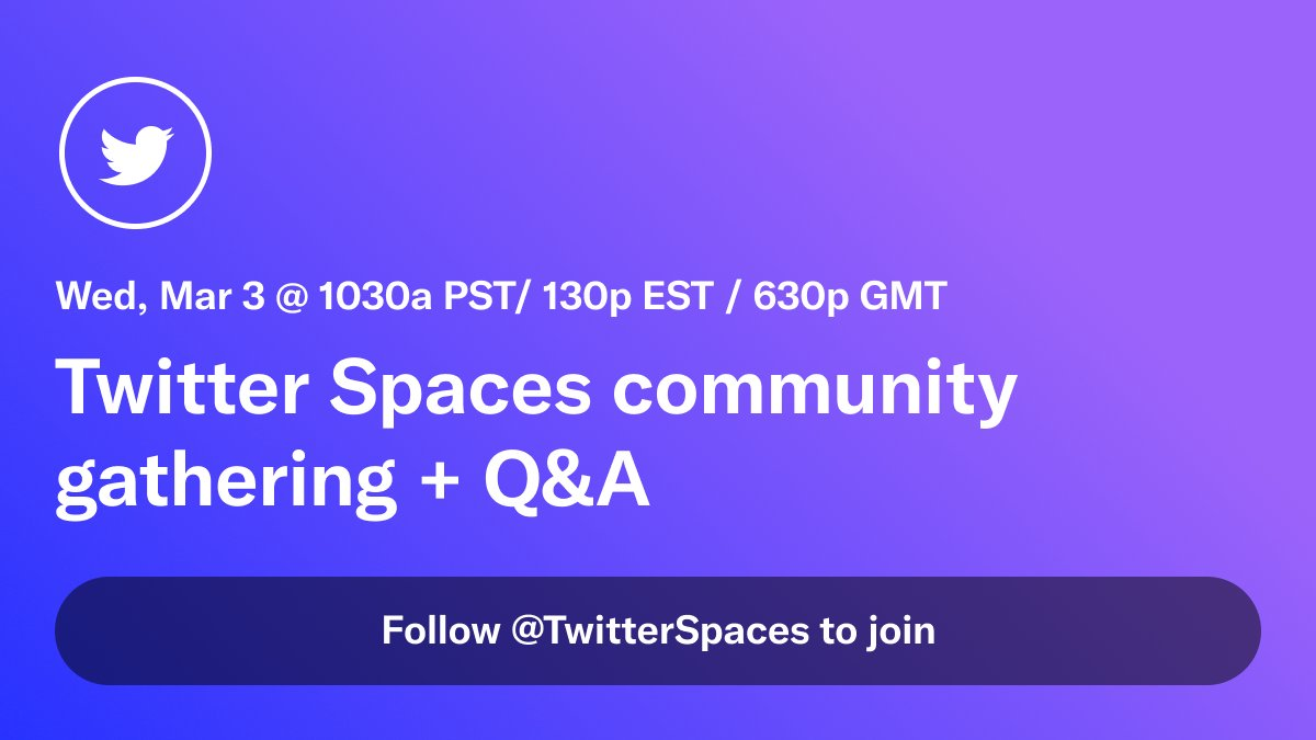 An image showcasing Twitter Spaces hosting Q&A to gather customer feedback 