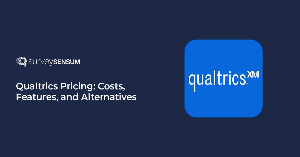 this is the Banner image of Qualtrics pricing