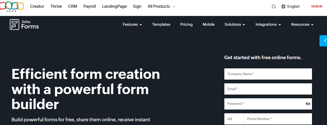  An image showing the homepage for SurveyMonkey, which is a leading choice among alternatives to Microsoft Forms.