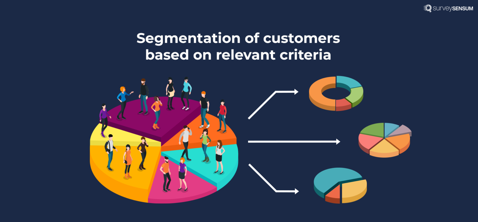 An image of a customer segmentation based on each customer’s demographics, behavior, motivations, and frustrations.
