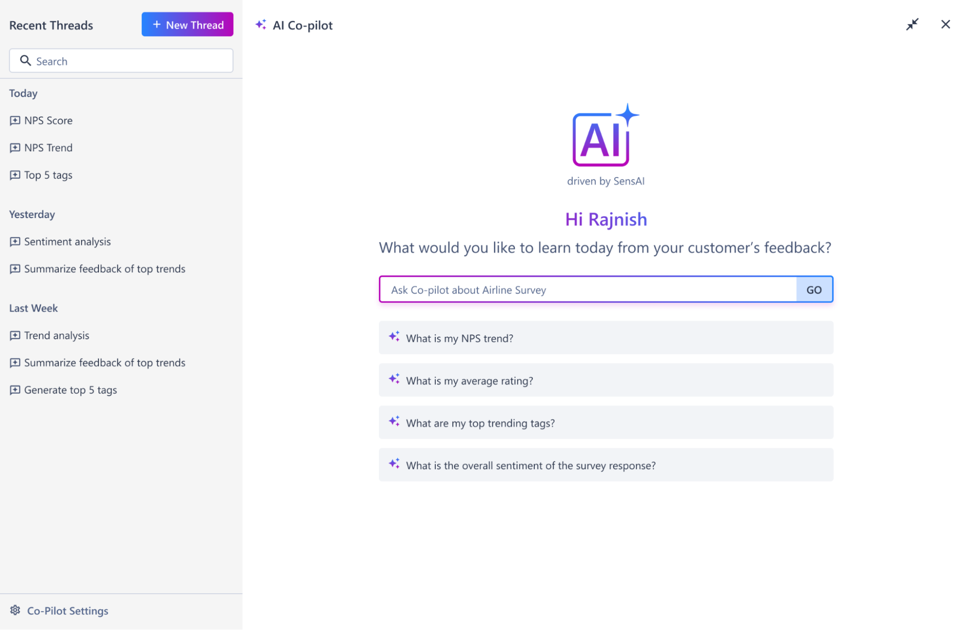 The image shows the sensAI.