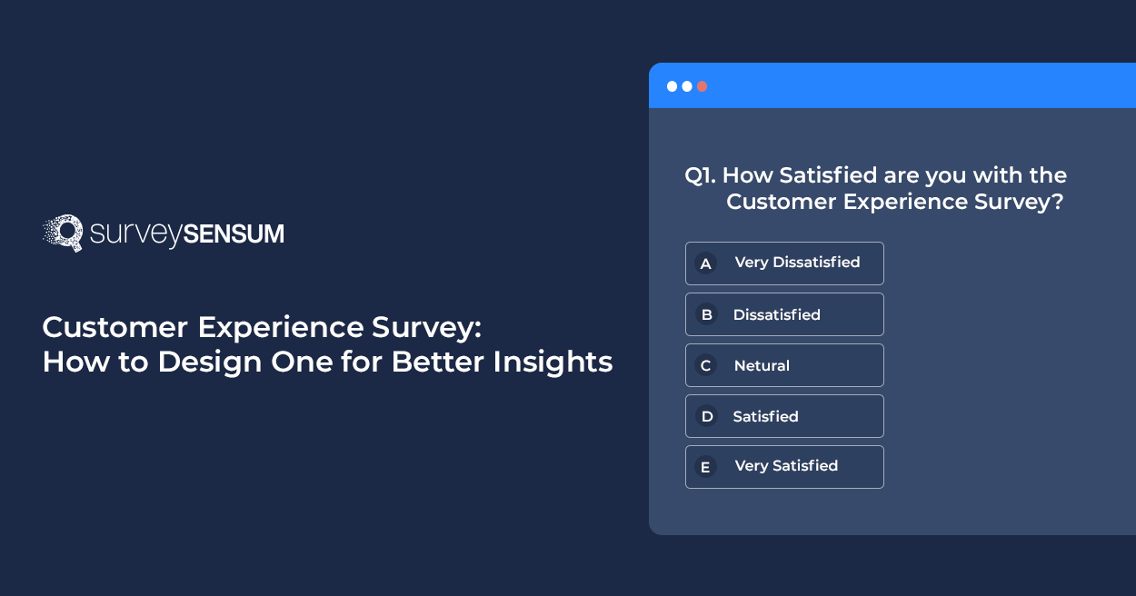 This is the banner image of customer experience survey