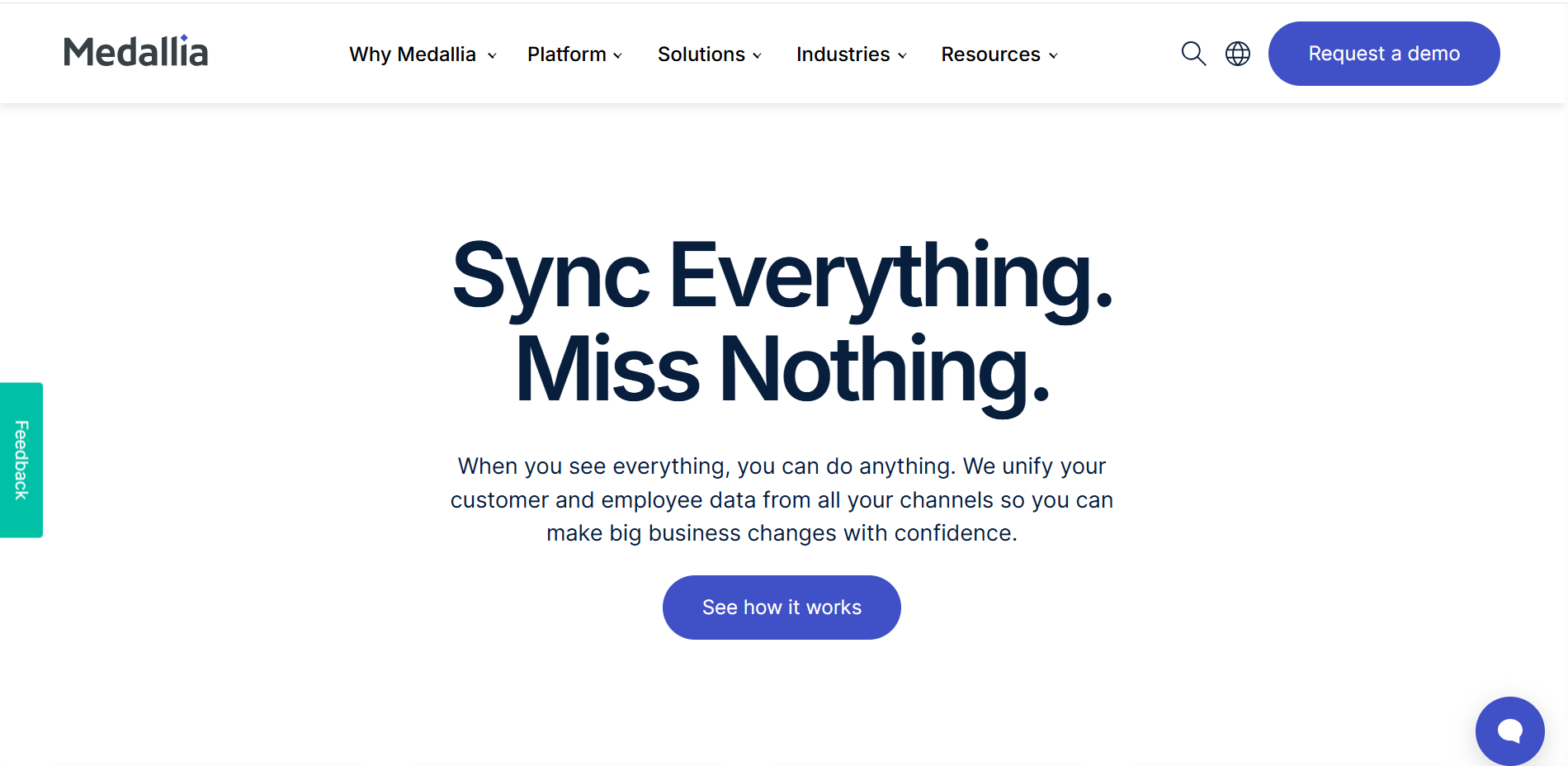 This is the banner image of Medallia for the NPS software tools listicle