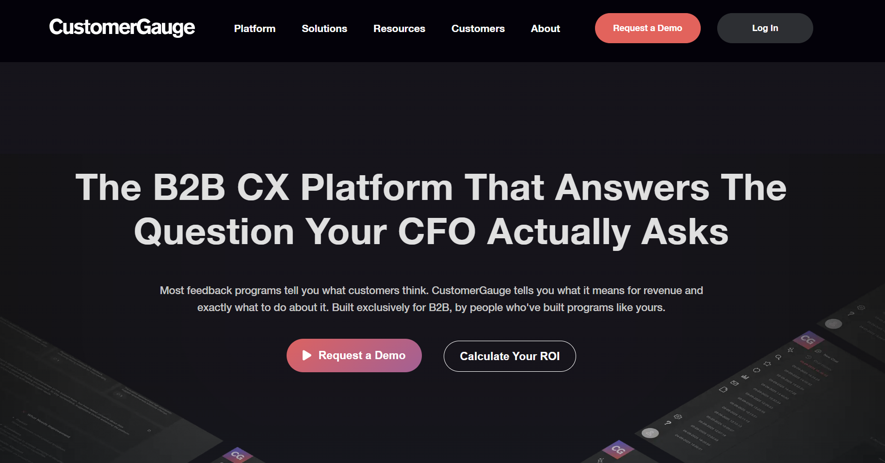 Dashboard of CustomerGauge from the listicle of 12 Best NPS Software Tools (Compared + Pricing + Reviews) by SurveySensum
