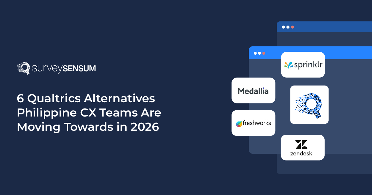 This is the banner image of Best 6 Qualtrics Alternatives for Philippine CX Teams in 2026