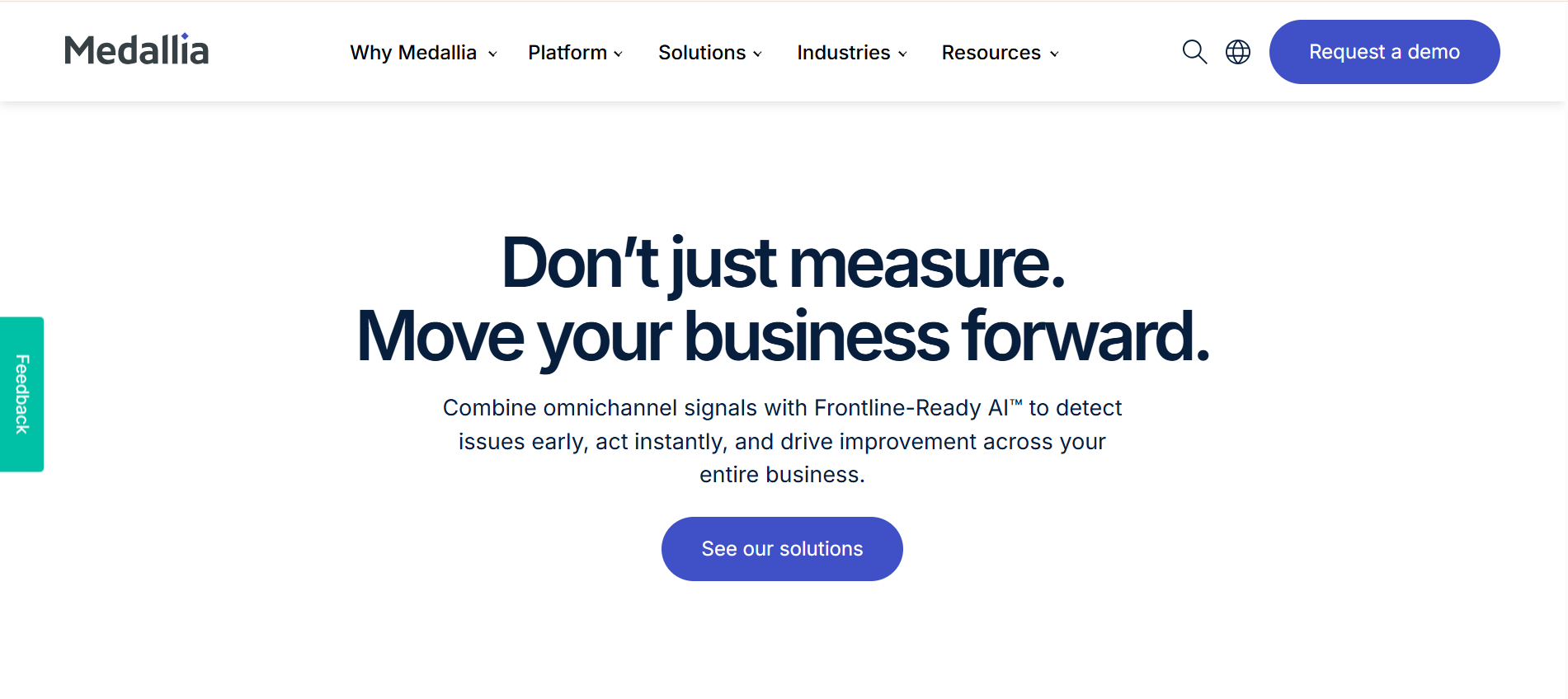 Dashboard of Medallia from the listicle of Top 7 NPS Tools for Telecom Companies in 2026 by SurveySensum
